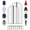 Pack of 6, 2 Sizes, Breathable Garment Covers with Zip,