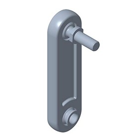 Polaris Snowmobile Sway Bar Linkage Arm, 3 in, Genuine OEM Part 7061162, Qty 1