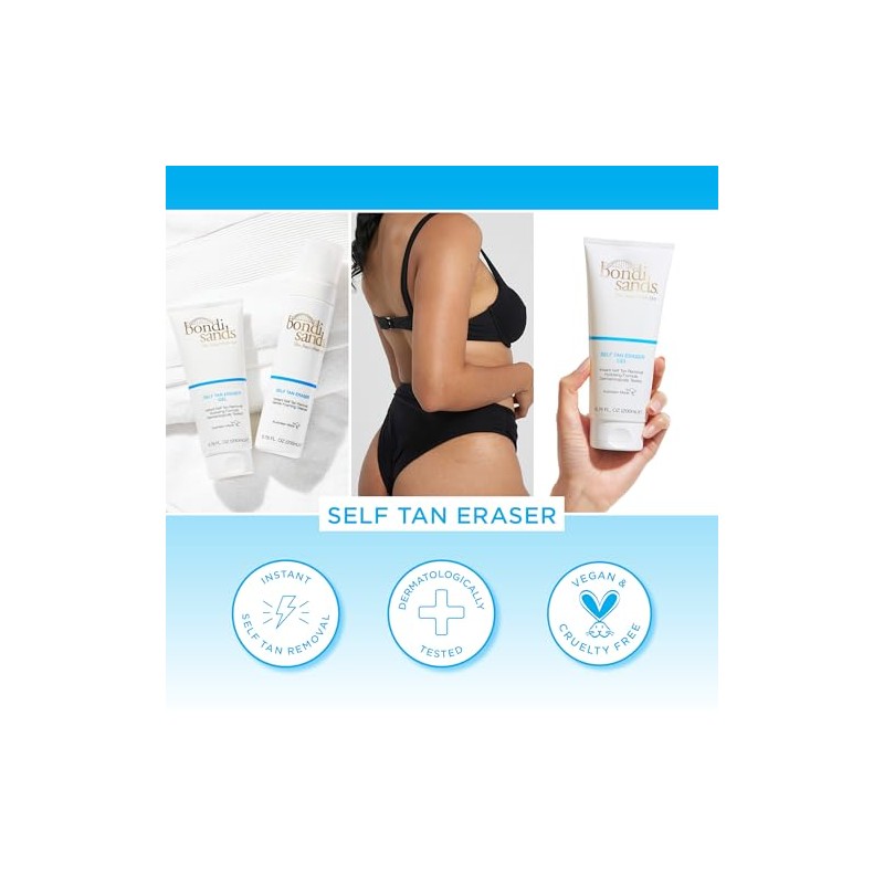 Bondi Sands Borrador autobronceador | Fórmula hidratante, limpiadora, suave elimina