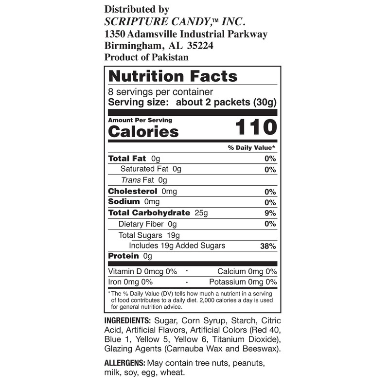 Scripture Candy, The Jelly Bean Prayer Spring Themed Bag, 17