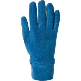 styleBREAKER 09010047 Women's Touchscreen Fleece Gloves Plain Warm Finger Gloves Winter, petrol