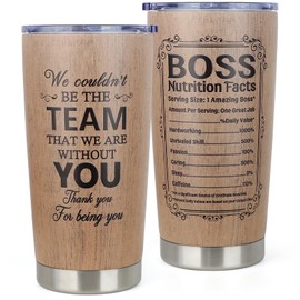 DECZHIYU Boss Gifts for Men - Boss Day Gifts for Him - Christmas Birthday Appreciation Gifts for Boss from Employee - Male Boss Manager Leader Principal Gifts Ideas - 20 oz Stainless Steel Tumbler