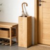 DOITOOL Wooden Umbrella Bucket Stand for Entryway Indoor Use 19.68X6.29X6.29In
