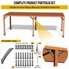 Heavy Duty 45 Degree Angle Support Bracket 2"×4" (Actual: 1.5"×3.2")