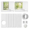 Dry Vent Window Kit for Dryer Vent Hose with 4"