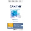 CANSON Montval Watercolour Paper Spiral Pad, Fine Grain, 300 gsm,
