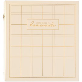 Recipe Card Binder | 3 Ring Binder | Recipe Organizer with 52 Dual Pocket Sleeves That Holds 104 Recipe Cards | 12 Double-Sided Tabs | Kitchen Conversion Chart | 5 Extra Single Pocket Sleeves