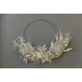 CBT Floral & Craft Dried Italian Ruscus (Approximately 30in Tall) Bleached Italian Ruscus l Preserved Italian Ruscus for Any Event's Decoration (White)