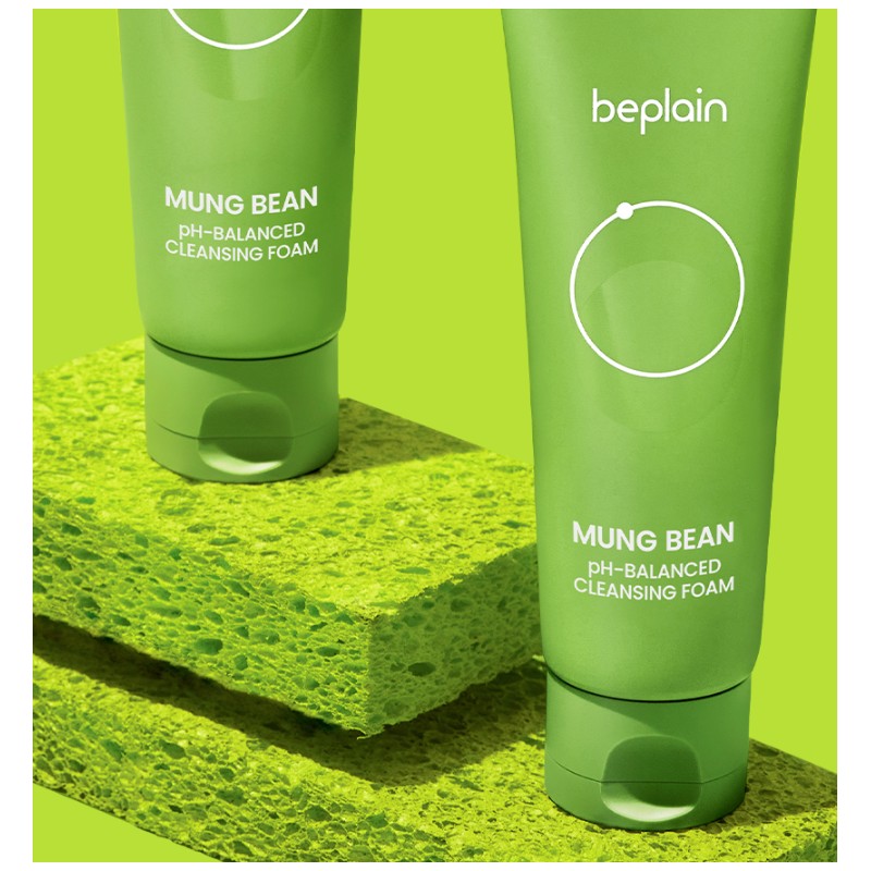 [비건뷰티] 비플레인 녹두 약산성 클렌징폼, 80ml, 1개 [Vegan Beauty] Beplain