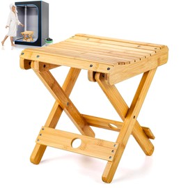 WSBXBB Bamboo Sauna Chair, Portable Steam Sauna Chair Indoor, Steam Sauna Seat, Great for Portable Sauna Box for Home, Steam Sauna Accessories. Outdoor Camping Fishing Beach Chair
