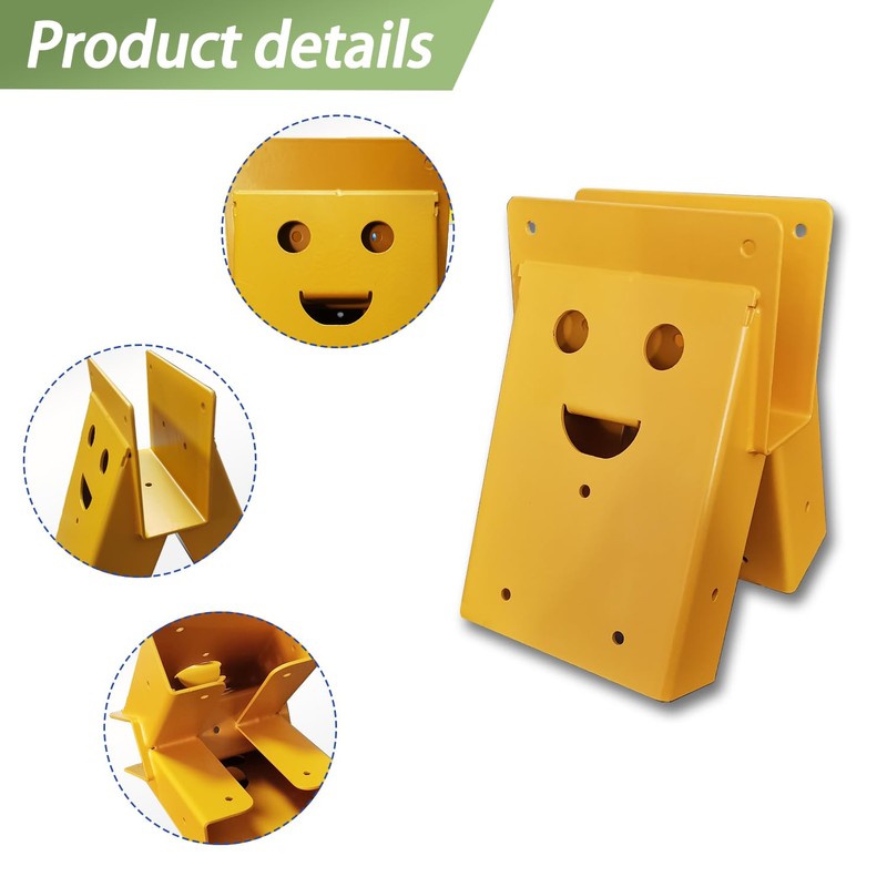 Gabasinover Smile 1 pcs Heavy Duty Sawhorse Bracket, Saw Steel