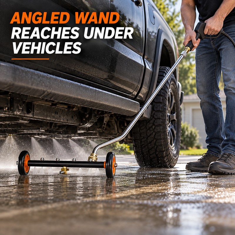 16 Inch Pressure Washer Undercarriage Cleaner, 4000 PSI Surface Washer