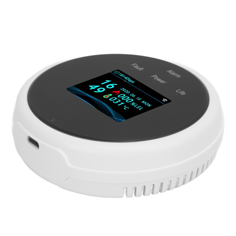 WiFi Combustible Gas Alarm Methane Natural Gas Leakage Detector Sound