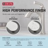 Delta Arvo Brushed Nickel Bathroom Faucet 1 Hole, Single Hole