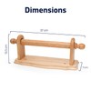 Wooden Kitchen Roll Holder Wall Mounted | Beech Wall Kitchen