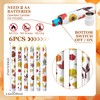 Nuanchu 6 Pcs Thanksgiving Flameless Taper Candles 10.6" LED Fall