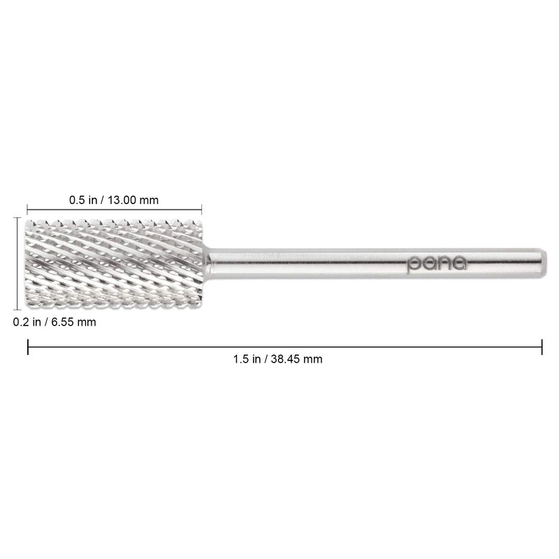 PANA Crystal Top Nail Drill Bits - 3/32'' Large Barrel