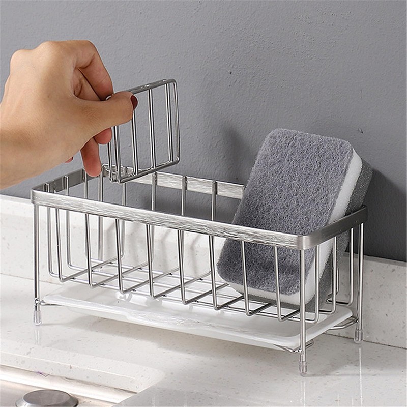 Sponge Holder for Kitchen Sink, Kitchen Sink Cocina Organizer and