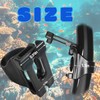 2 Pack Snorkel Clip Universal Plastic 25mm Snorkel Holder Snorkel