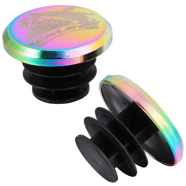 BESPORTBLE Bicycle Handlebar End Plugs Caps Colourful Handlebar Handle Handlebar