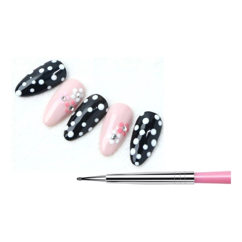 Mouyic Kit De Pinceles Mano Alzada Uñas Decoracion + Funda