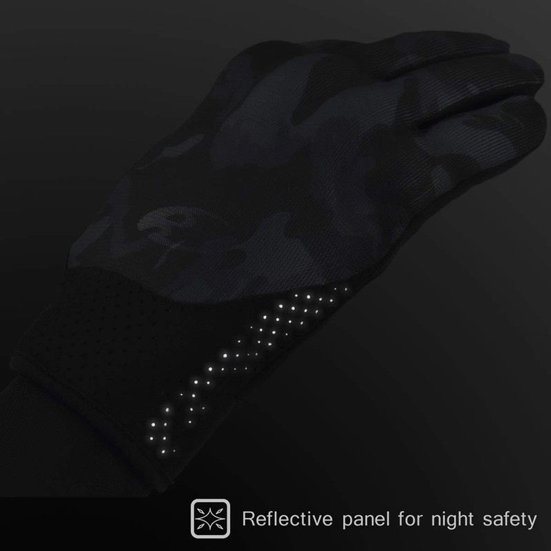 Komine GK-233 1231 Protective Mesh Motorcycle Gloves, For Spring/Summer/Fall, Black,