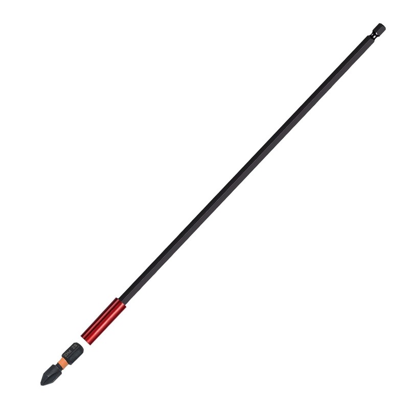 VZU 2PCS 12" 300mm Drill Bit Extender for Screws Nuts