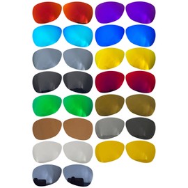 Replacement Lenses for Oakley Crosshair 2012 OO4060 Sunglass/1.5mm polarized/easy to install (Black Chrome)