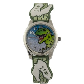 Kids Fun Time Skeleton Dinosaur Watch Boys Children's Teacher Dial Wrist Watch (BK005)