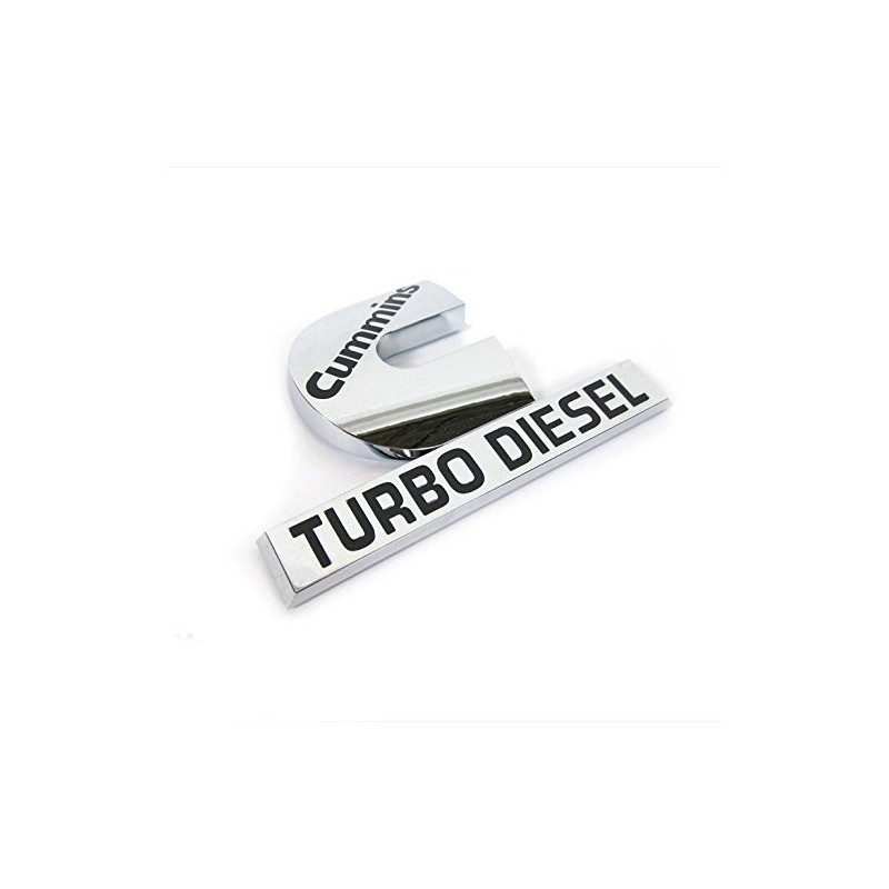 Yoaoo 2Pack Compatible with Cummins Turbo Emblem Badge High Output