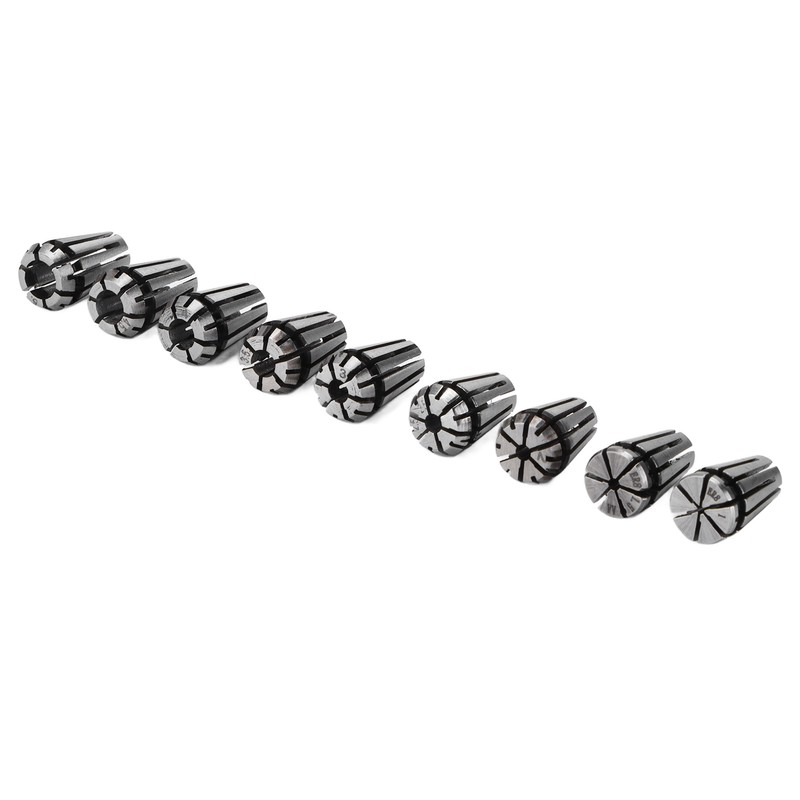 9Pcs Collet ER8 CNC Engraving Machine Milling Lathe Tool Tap