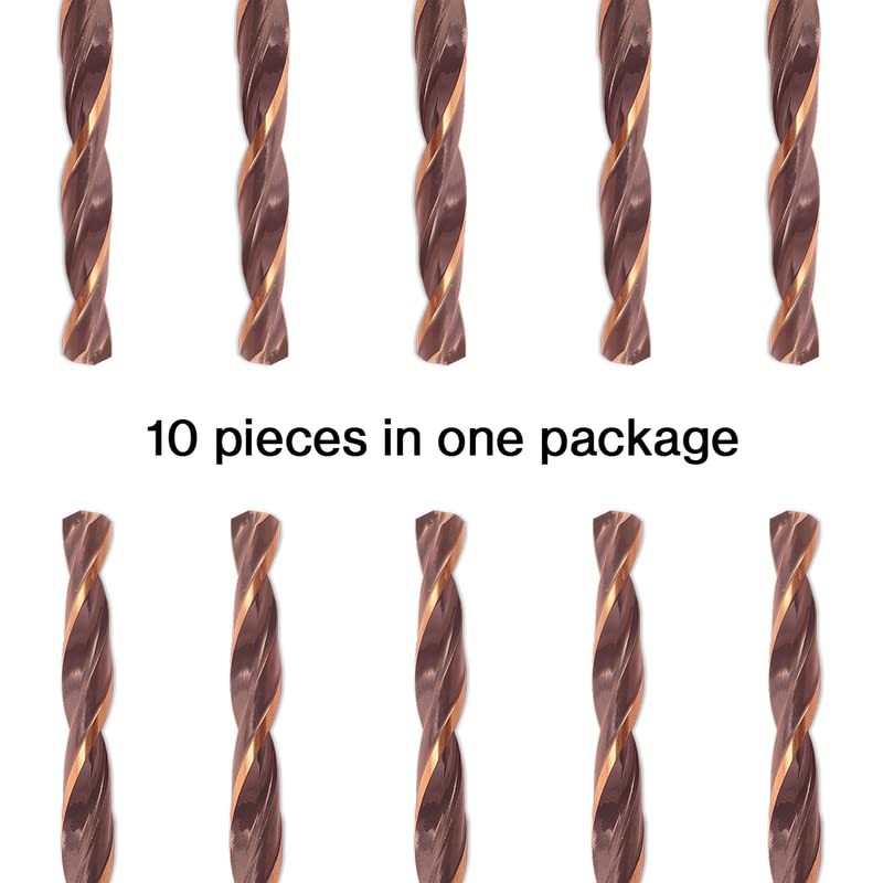Professional 6.5 mm x 10 pieces HSS drill bits for