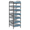 BTY Water Bottle Organizer 7 Tier Freestanding Water Bottle Storage