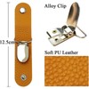 runrayay Run Rui 3pcs Travel Hat Clips, PU Hat Clips,