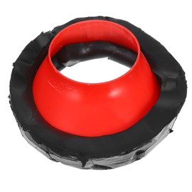 Unomor Leakproof Toilet Seal Universal Flange Adjustable 2.17in Offset Wax Ring Repair Kit for Bathroom Bowl Installation with Rubber Flange 5.50 Inches