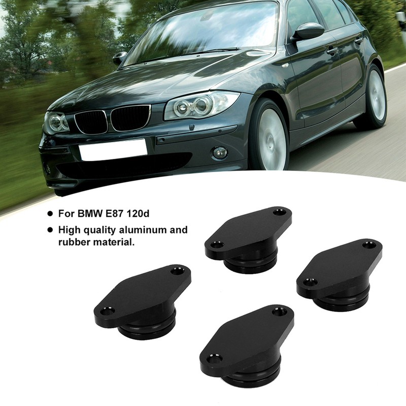 4x22mm Engine Swirl Flaps Delete Blanking Plug with Rubber Gaskets