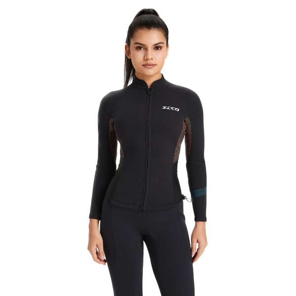 ZCCO Wetsuits Top Jacket 1.5 mm Neoprene Suits Women Men