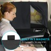 DIZA100 Car Window Shades, 2 PCS Magnetic Double Layer Car