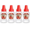 WXOIEOD 4 Pack Mini Ketchup Bottle for Lunch Box Lunches
