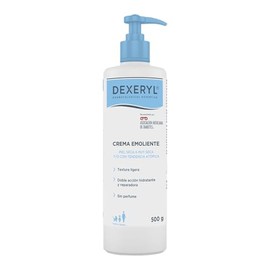 DEXERYL Crema Emoliente, Hidratación y Reparación para Piel Seca o Atópica | Fórmula con Vaselina, Parafina y Glicerol, 500g