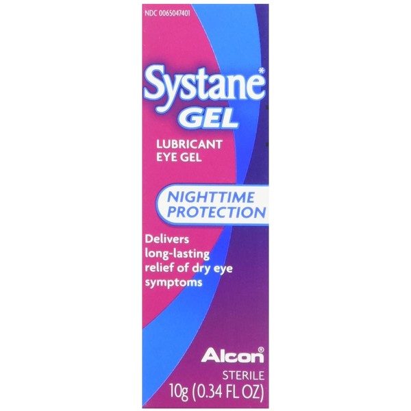 Systane Lubricant Eye Gel, Nighttime, 0.35-Ounces (package may vary)