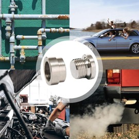 Oxygen Sensor Mounting Bungs, M18x1.5 Threads O2 Sensor Nut, Standard Extender Automotive Replacement Oxygen Parts for Car