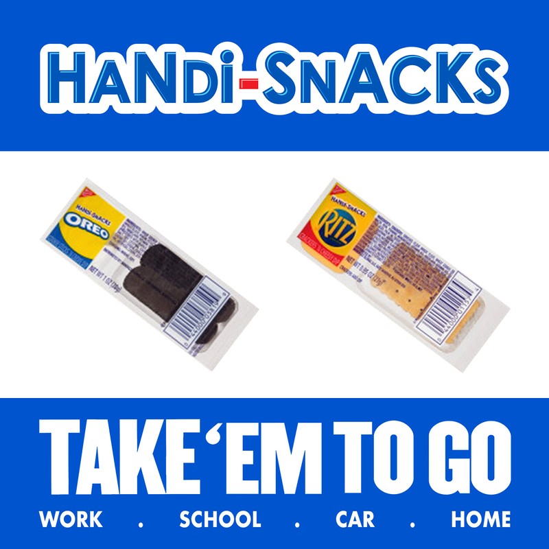 Handi-Snacks OREO & RITZ Variety Pack, 30 Snack Packs (assortment