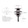 2pcs Loxx guitar strap lock fastener quick release button genuine