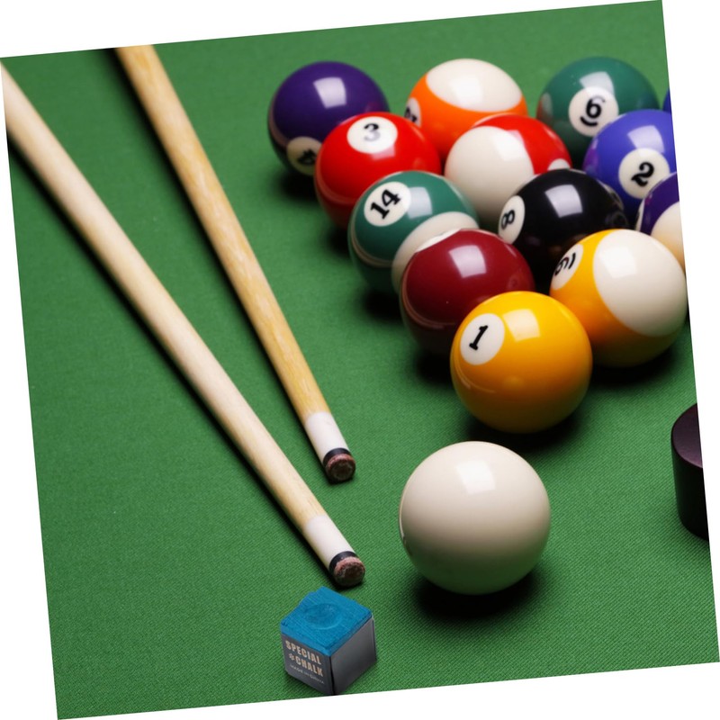 NOLITOY 12Pcs Billiards Cue Chalks Grade Snooker Club Accessories for