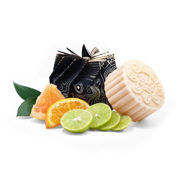 VIORI Shampoo Bars, Citrus Yao - Handcrafted with Longsheng Rice Water & Natural Ingredients - Sulfate-free, Paraben-free, Cruelty-free, Phthalate-free, pH balanced 100% Vegan, Zero-Waste - Best for Any Curly, Wavy, Gray, Straight, Colored Hair