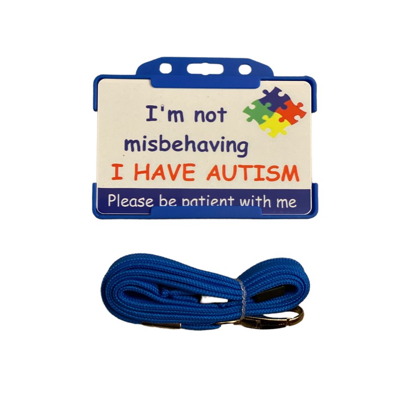 Im Not Misbehaving Autism Lanyard - Available in Seven Colours