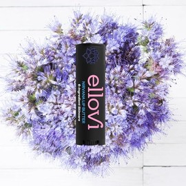 Ellovi Bálsamo Labial Natural Butter - Nirvana - Puro Suficiente para Comer - Hecho Con Solo 6 Ingredientes Veganos - Cuidado Hidratante Labial para  