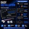 TOPSTRONGGEAR TSG7EQ 7-Band Car Audio Graphic Equalizer with Front 3.5mm