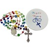 Westmon Works Pray the Rosary Colorful Glass Bead Catholic Youth